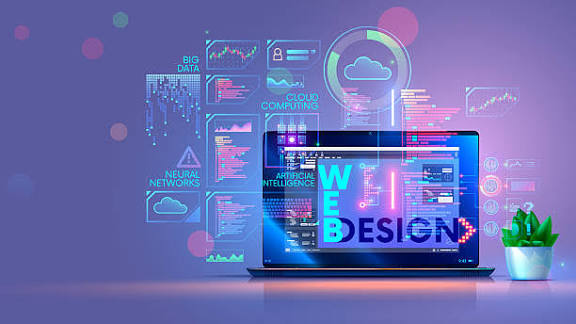 Professional graphic designer in Cameroon creating a modern business design